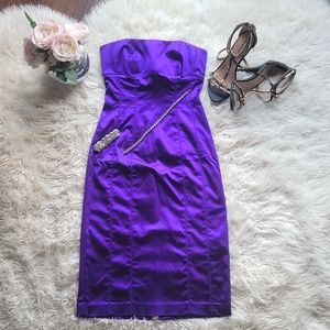 Satin Cocktail Dress
